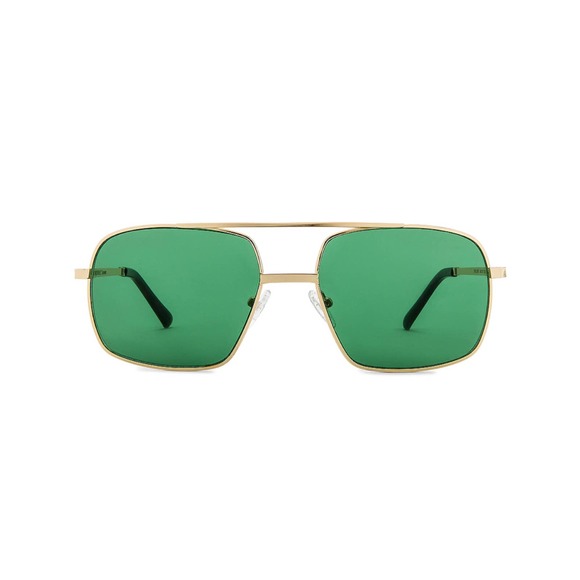 WeWoreWhat Accessories - WeWoreWhat The Cafe Sunglasses in Shiny Gold & Gold